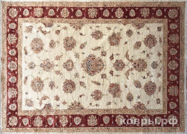ковер ручной работы Шелковый Афганский ковер ручной работы Сhoubi Ziegler (Чуби зиглер) 2.38x1.7
