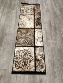 Коврик № 1903,бежево серый,размер 0,6 на 2 метра
