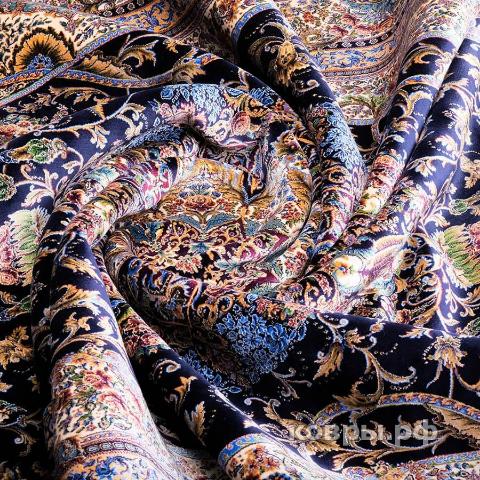 ковер Milat Qum 2003M NAVY / CREAM — фото 3