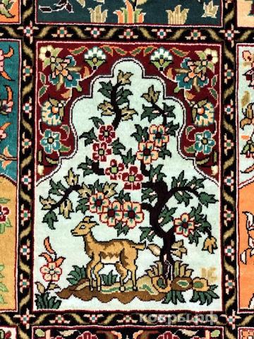 ковер ручной работы Шелковый Китайский ковер ручной работы 3.05x2 — фото 4