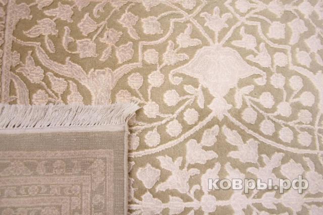 ковер ручной работы Индийский ковер ручной работы из шелка и шерсти Rajkumar (Ражкумар) 4.17x2.94 — фото 3