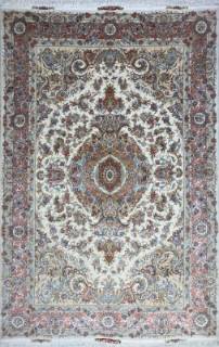 Иранский ковер ручной работы из шелка и шерсти Tabriz (Табриз) 3.12x2.03