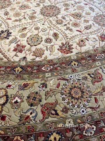 ковер ручной работы Индийский ковер ручной работы из шелка и шерсти Agra (Агра) 4.05x4.05 — фото 2