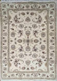 Китайский ковер ручной работы из шелка и шерсти 2x1.5