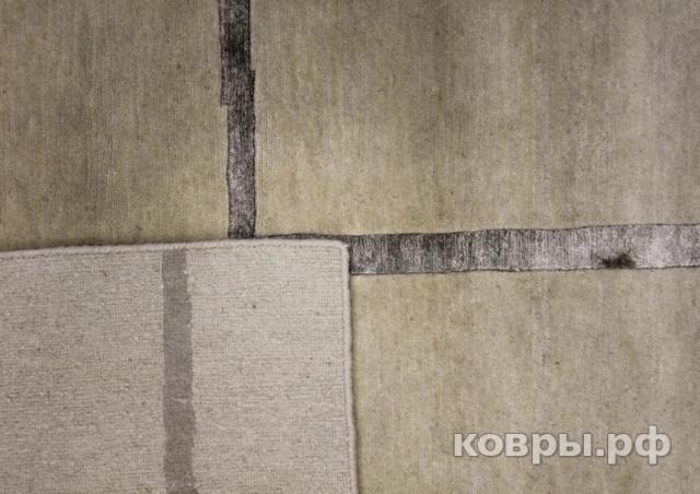 ковер ручной работы Индийский ковер ручной работы из шелка и шерсти 2.53x2 — фото 3