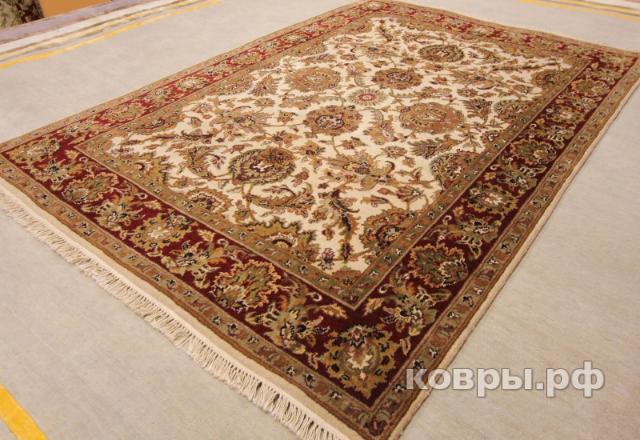 ковер ручной работы Шерстяной Индийский ковер ручной работы 2.1x1.5 — фото 2