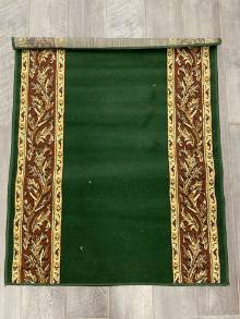 Коврик № 1287,зеленый,размер 1 на 1,22 метра