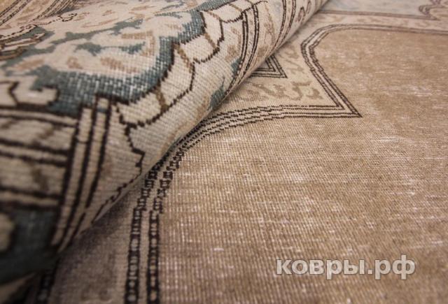 ковер ручной работы Шелковый Афганский ковер ручной работы Vintage (Винтажный) 4.25x2.91 — фото 5