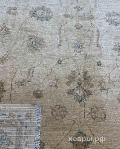 ковер ручной работы Шерстяной Афганский ковер ручной работы Сhoubi Ziegler (Чуби зиглер) 2.4x1.74 — фото 2