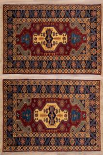 Пакистанский ковер ручной работы Ширван 1.04x1.5м