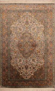 Шелковый Индийский ковер ручной работы Kashmir (Кашмир) 1.23x1.88