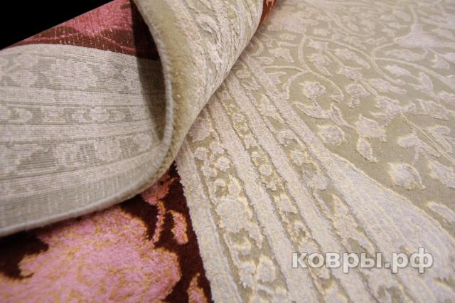 ковер ручной работы Индийский ковер ручной работы из шелка и шерсти Rajkumar (Ражкумар) 4.17x2.94 — фото 4