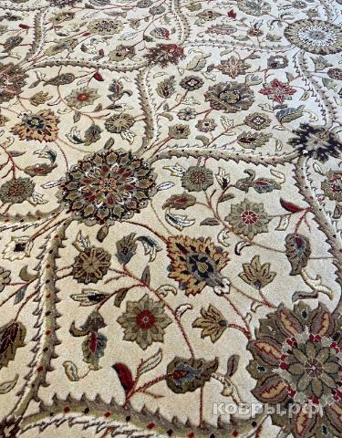 ковер ручной работы Индийский ковер ручной работы из шелка и шерсти Agra (Агра) 4.05x4.05 — фото 3