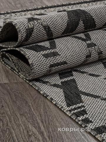 ковер Ковер MERINOS KAIR S135 BLACK-GRAY — фото 3
