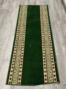 Коврик № 1084,зеленый,размер 0,8 на 1,9 метра