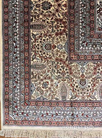 ковер ручной работы Шелковый Китайский ковер ручной работы 400 lines (400 линий) 5.4x3.65 — фото 4