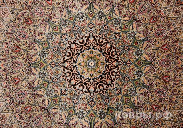 ковер ручной работы Шелковый Китайский ковер ручной работы Hereke (Хереке) 2.53x2.05 — фото 2