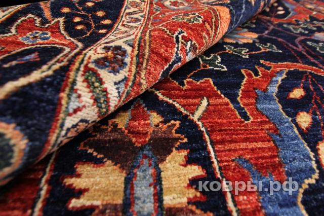 ковер ручной работы Шелковый Афганский ковер ручной работы Bidjar (Биджар) 4.18x3.02 — фото 5