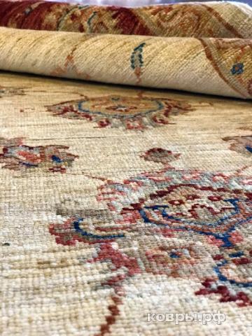 ковер ручной работы Шелковый Афганский ковер ручной работы Сhoubi Ziegler (Чуби зиглер) 2.38x1.7 — фото 3