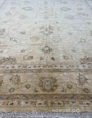 ковер ручной работы Шерстяной Афганский ковер ручной работы Сhoubi Ziegler (Чуби зиглер) 2.4x1.74 — фото 3