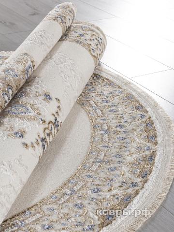 ковер Ковер KARDELEN MOSSO 27236A CREAM / NAVY Овал — фото 3