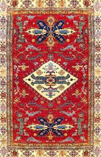 Афганский ковер ручной работы Казах 2.43x3.09м