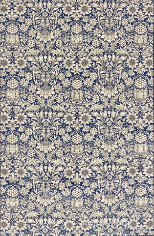 ковер ручной работы Иранский ковер ручной работы из шелка и шерсти Morris (Моррис) 3.93x2.85 — фото 3