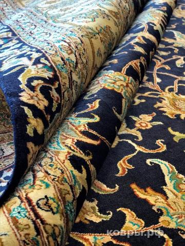 ковер ручной работы Шелковый Индийский ковер ручной работы Kashmir (Кашмир) 2.76x3.71 — фото 4