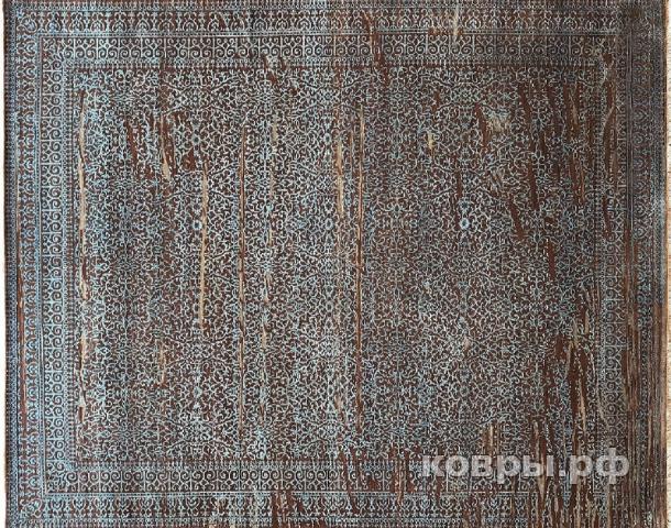 ковер ручной работы Индийский ковер ручной работы из шелка и шерсти 3.1x2.47