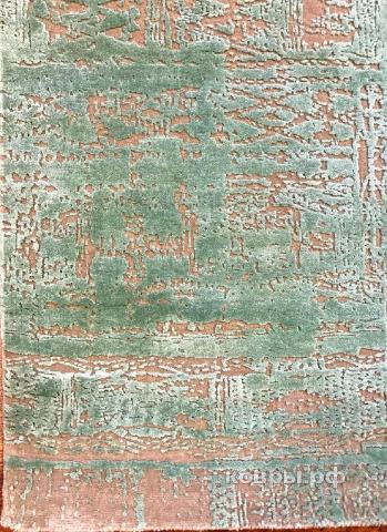 ковер ручной работы Индийский ковер ручной работы из шелка и шерсти 3.1x2.49 — фото 3