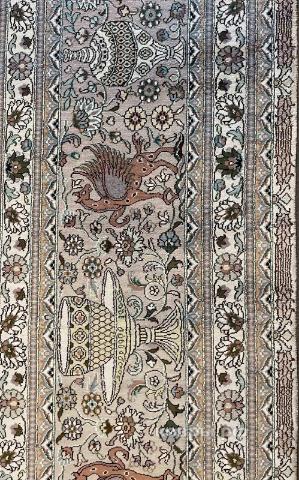 ковер ручной работы Шелковый Китайский ковер ручной работы 5.46x3.64 — фото 4