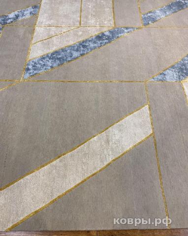 ковер ручной работы Индийский ковер ручной работы из шелка и шерсти 3.66x2.8 — фото 2