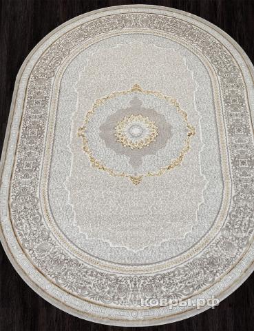 ковер KARMEN HALI NENSI GL090E BROWN / BROWN Овал — фото 2