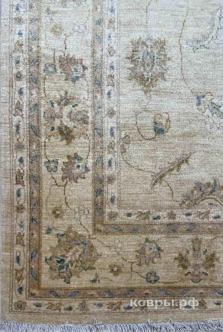 ковер ручной работы Шерстяной Афганский ковер ручной работы Сhoubi Ziegler (Чуби зиглер) 2.4x1.74 — фото 4