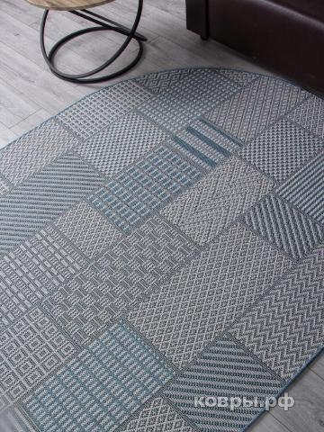 ковер Ковер MERINOS KAIR S160 BLUE Овал — фото 3