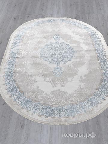 ковер Ковер ARDA EFSAN L270A CREAM SHRINK / BLUE FDY Овал — фото 2