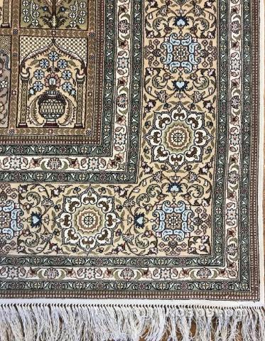 ковер ручной работы Шелковый Китайский ковер ручной работы 2.71x1.9 — фото 4