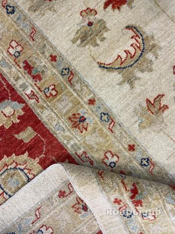 ковер ручной работы Афганский ковер ручной работы из шелка и шерсти Сhoubi Ziegler (Чуби зиглер) 4.85x3.86 — фото 2