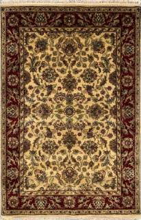 Шерстяной Индийский ковер ручной работы Agra (Агра) 1.88x1.24 Шерстяной Индийский ковер ручной работы Agra (Агра) 1.88x1.24