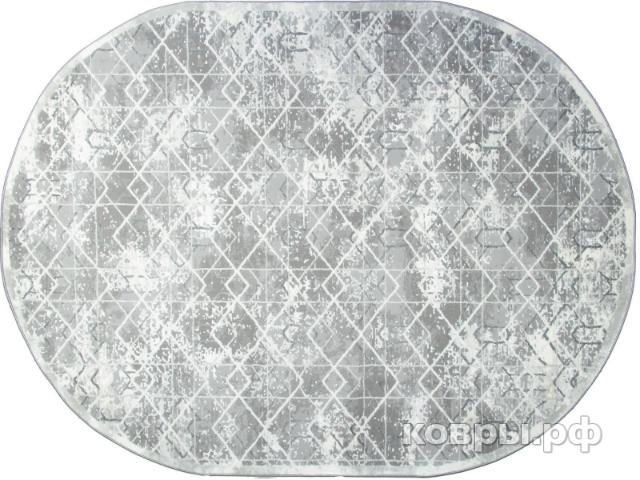 ковер Ковер KARMEN HALI ARMINA GA033G GREY / GREY Овал