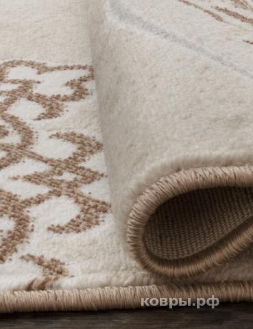 ковер Merinos Valencia Deluxe d309 CREAM-BROWN Овал — фото 5
