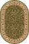 ковер Merinos Izmir d155 GREEN Овал