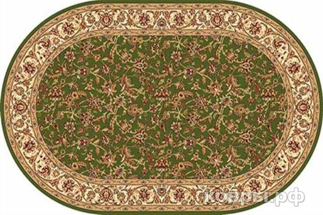 ковер Merinos Izmir d155 GREEN Овал