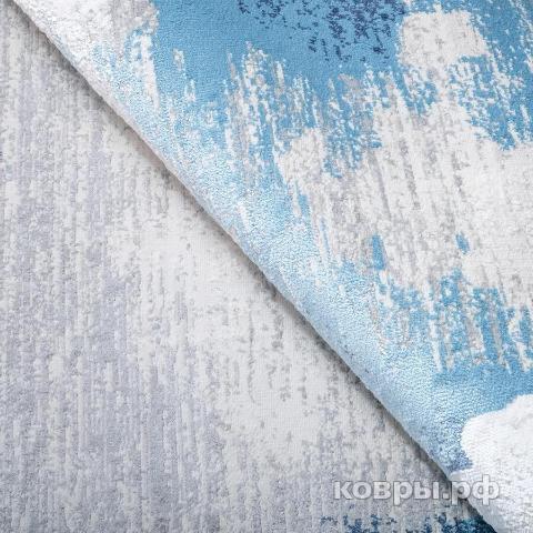 ковер Karmen hali Lite B236B BEIGE_COKEN / BLUE — фото 3