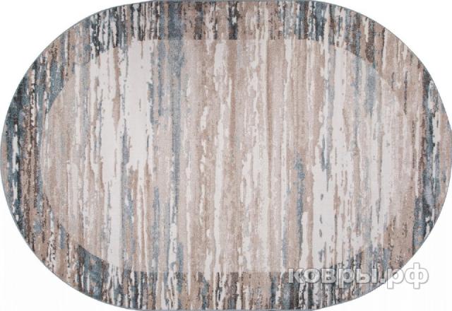 ковер MERINOS NATUREL D983 BEIGE-BLUE Овал