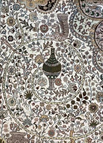 ковер ручной работы Шелковый Китайский ковер ручной работы 5.46x3.64 — фото 5