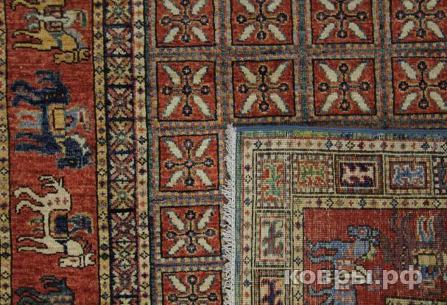 ковер ручной работы Шелковый Афганский ковер ручной работы Сhoubi (Чуби Файн)1.76x1.24 — фото 6