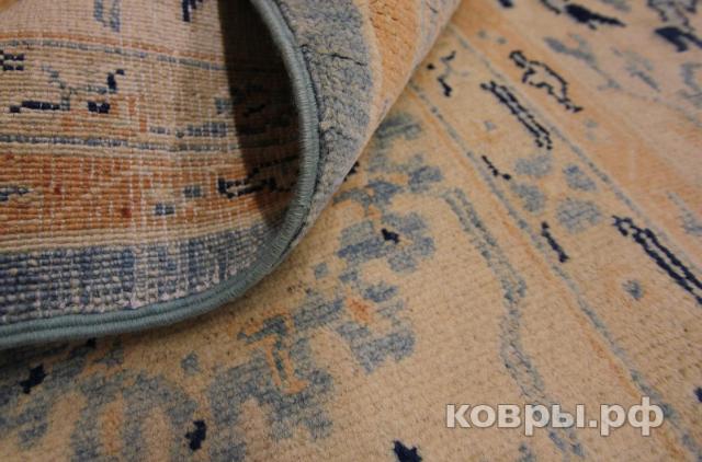 ковер ручной работы Шелковый Афганский ковер ручной работы Сhoubi Ziegler (Чуби зиглер) 4.4x2.8 — фото 4