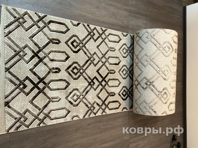 ковролин KARMEN HALI ARMINA 04049B DARK BROWN