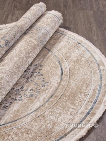 ковер KARMEN HALI LISSABON SI054A BROWN / BROWN Овал — фото 3